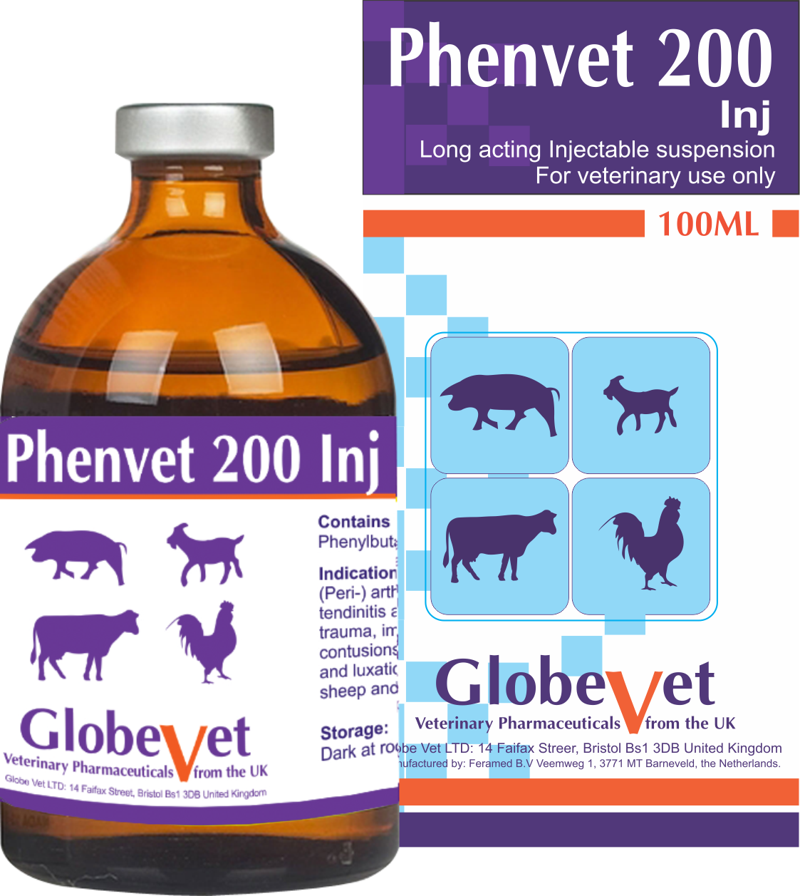 PHENVET 200 - Anti-inflammatory, analgesic, antipyretic