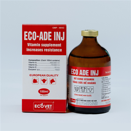 ECO - ADE INJ - Supplement with vitamins and increase resistance.