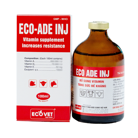 ECO - ADE INJ - Supplement with vitamins and increase resistance.
