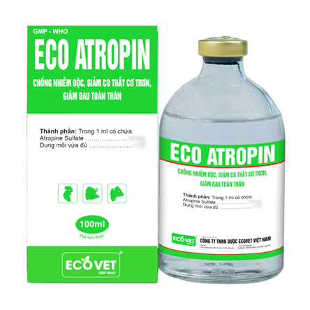 ECO - ATROPIN - Anti-toxicity, reducing smooth muscle contractions, reducing systemic pain.