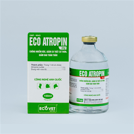 ECO - ATROPIN - Anti-toxicity, reducing smooth muscle contractions, reducing systemic pain.