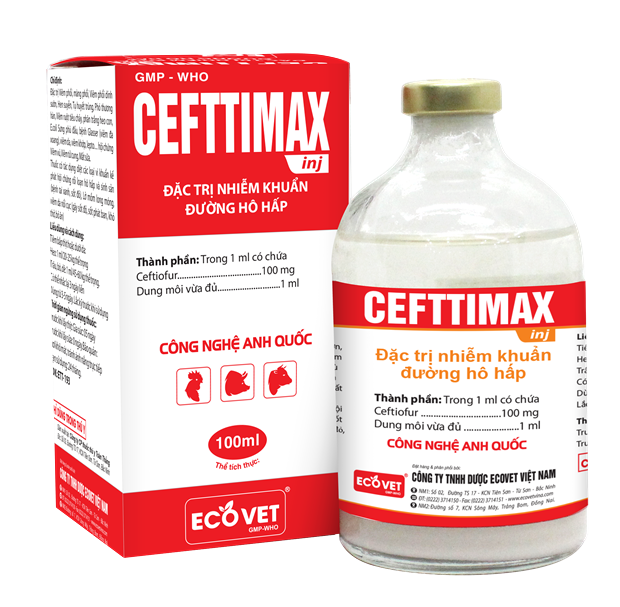 ECO - CEFTTIMAX - Specifically treats respiratory diseases.