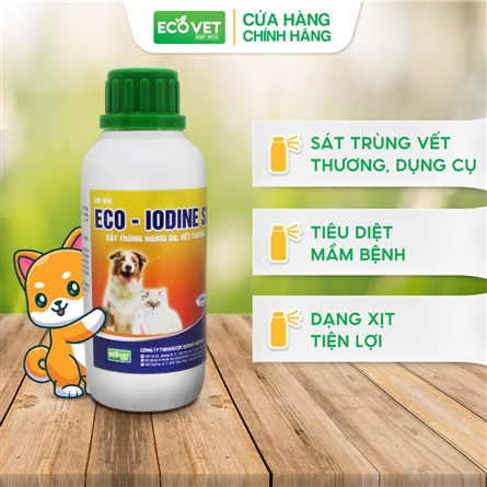 Eco Iodine St - Antiseptic: skin, wounds