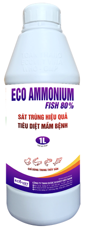 ECO AMMONIUM 80% - Sát trùng hiệu quả  cực mạnh, tiêu diệt mầm bệnh.