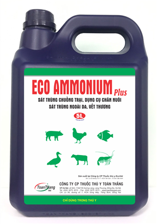 ECO AMMONIUM PLUS - Disinfection of barns, livestock tools to disinfect skin and wounds.