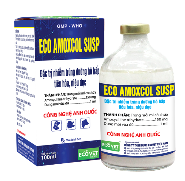 ECO - AMOXCOL SUSP - Specifically treat respiratory, gastrointestinal, and urinary tract infections.