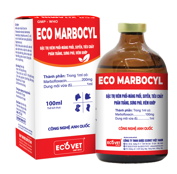 ECO - MARBOCYL - Especially treat pneumonia - pleurisy, asthma, diarrhea, white stools, swelling, arthritis.