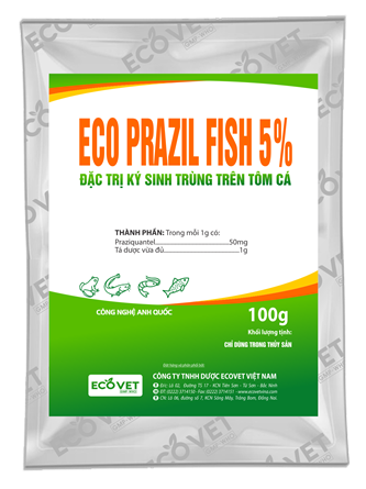 ECO PRAZIL FISH 5% - Special treatment for parasites on fish and shrimp.