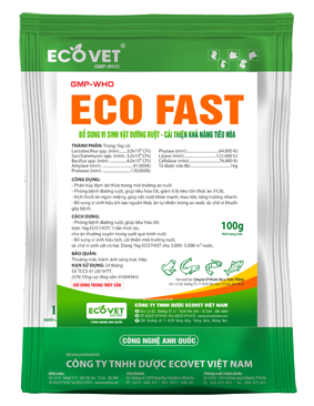 ECO FAST - Bổ sung vi sinh vật đường ruột - cải thiện khả năng tiêu hóa.