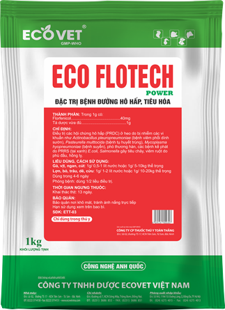 ECO FLOTECH POWER - Đặc trị bệnh đường hô hấp, tiêu hóa