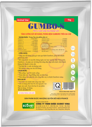 GUMBO-S - Improve resistance, prevent Gumboro disease in Poultry