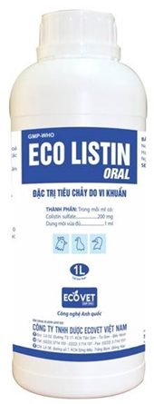 ECO LISTIN ORAL - Đặc trị tiêu chảy do vi khuẩn