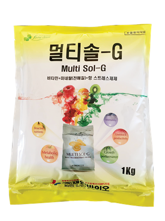 MULTISOL - G - A mixture of vitamins, minerals (electrolytes), anti-stress for pets.