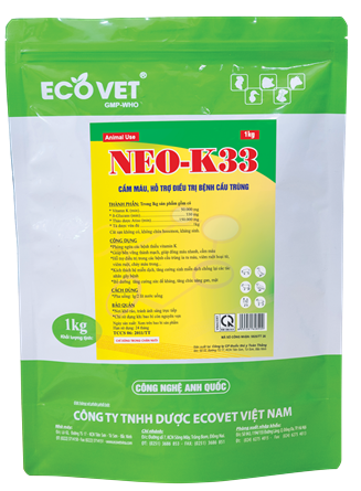 NEO-K33 - Haemostatic, support in treatment of Coccidiosis disease