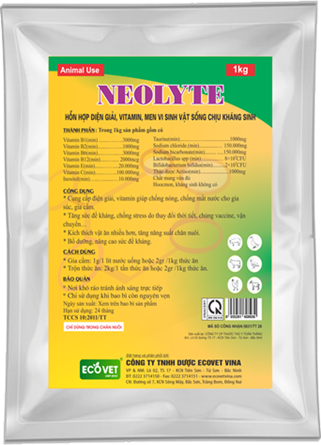 NEOLYTE - Mixed electrolytes, vitamins, probiotics