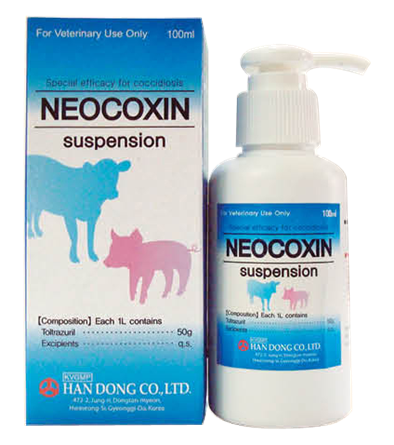 NEOCOXIN SUSPENSION - Đặc trị bệnh cầu trùng.