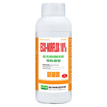 ECO NORFLOX 10% - Special treatment for inflammation of the respiratory tract, digestive tract, urogenital tract