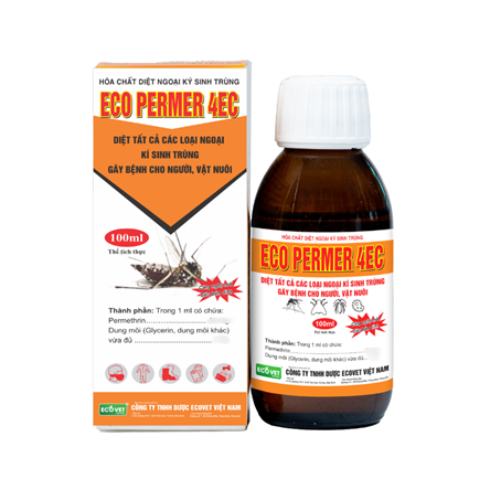 ECO PERMER 4EC - Kill all kinds of ectoparasites that cause diseases for pets.