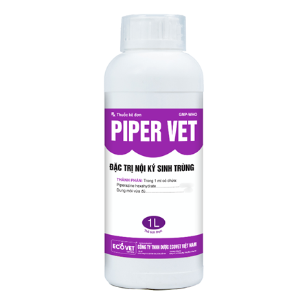 PIPER VET - Special treatment of internal and external parasites.