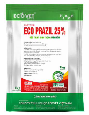 ECO PRAZIL 25% - Special treatment for parasites.