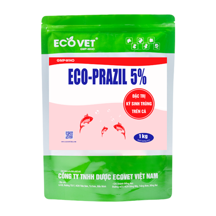 ECO PRAZIL FISH 5% - Special treatment for parasites on fish and shrimp.