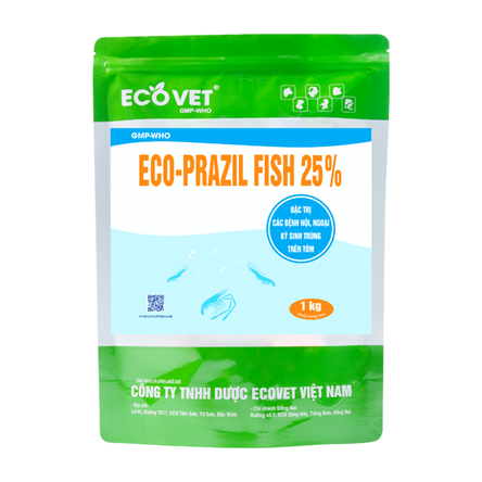 ECO PRAZIL 25% - Special treatment for parasites.