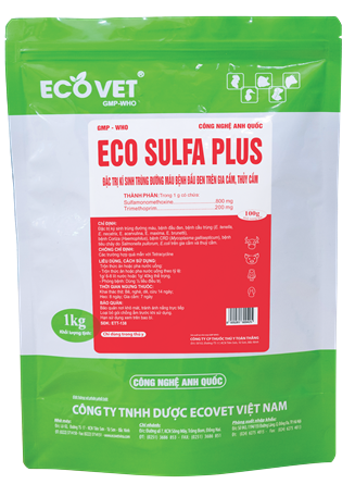 ECO - SULFA PLUS - Special treatment of blood parasites, blackhead disease in poultry and waterfowl.