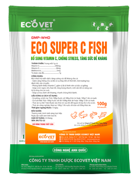 ECO SUPER C FISH - Bổ sung vitamin C, chống stress, tăng sức đề kháng cho cá.