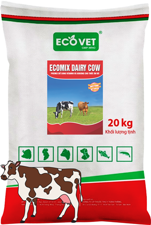 Ecomix Dairy Cow - Vitamin and mineral supplements for dairy cows