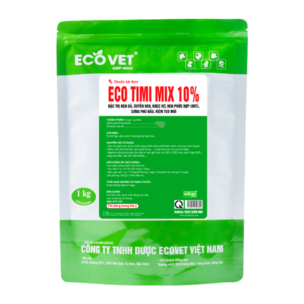ECO - TIMI MIX 10% - Especially for the treatment of respiratory diseases.