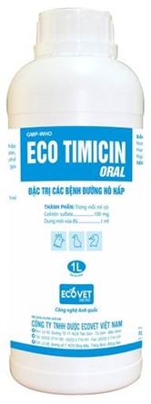 ECO TIMICIN ORAL - Đặc trị các bệnh đường hô hấp